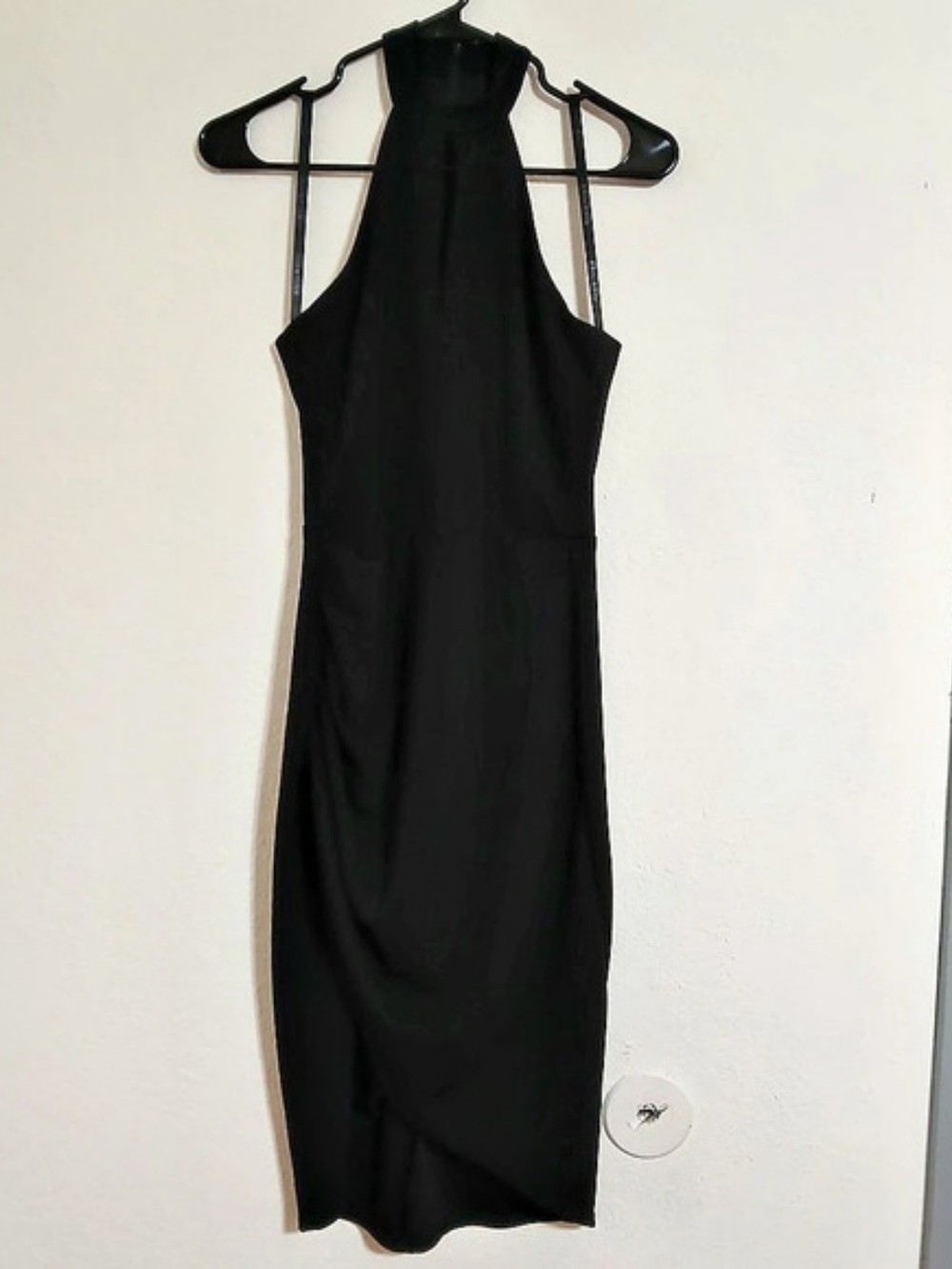 Bisou Black Midi Dress Size 2 Like New